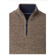 Casa Moda 1/4 Zip Knitwear Brown Casa Moda 1/4 Zip Knitwear Brown