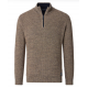 Casa Moda 1/4 Zip Knitwear Brown Casa Moda 1/4 Zip Knitwear Brown