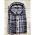 Casa Moda LS Shirt Check Blue / White / Reddish Organic Cotton Casual Fit