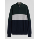 Eden Park Sweatshirt Grey & Olive & Navy