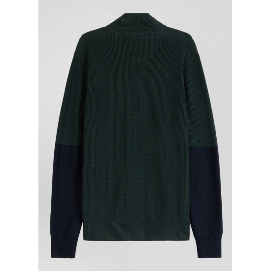 Eden Park Sweatshirt Grey & Olive & Navy