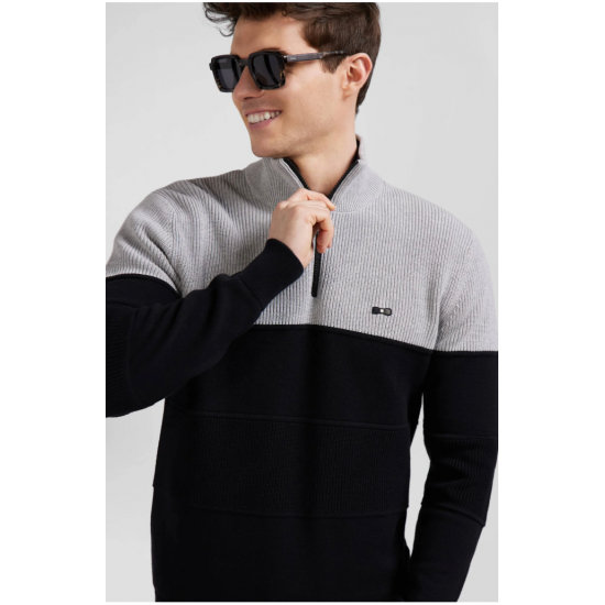 Eden Park Sweatshirt Grey & Navy