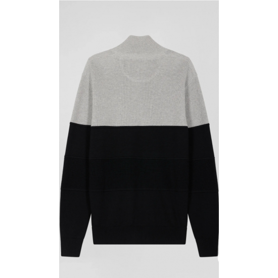 Eden Park Sweatshirt Grey & Navy