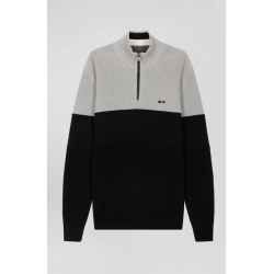 Eden Park Sweatshirt Grey & Navy