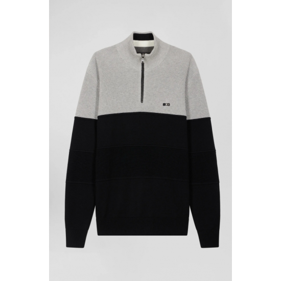 Eden Park Sweatshirt Grey & Navy