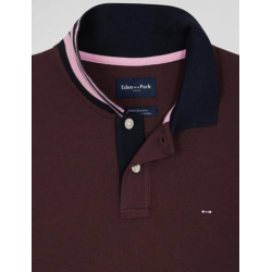 Eden Park Polo Shirt Burgundy