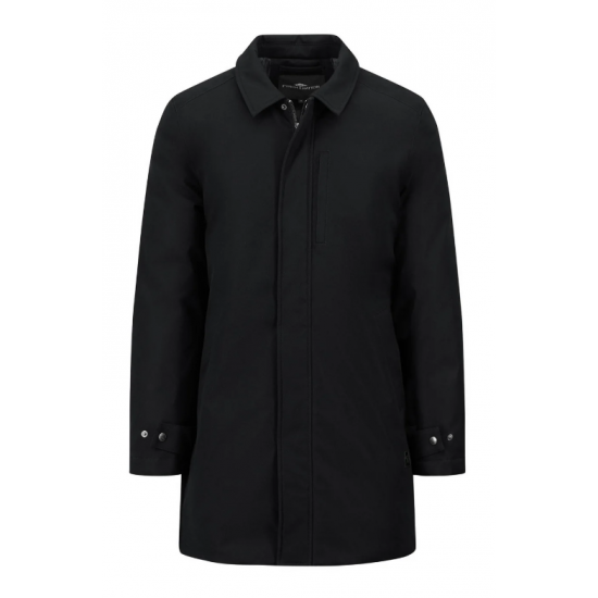 Fynch Hatton Twill Carcoat Black