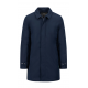 Fynch Hatton Twill Carcoat Navy