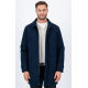 Fynch Hatton Twill Carcoat Navy