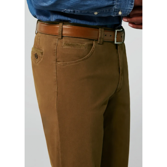 Meyer Chinos Modern Fit Brown