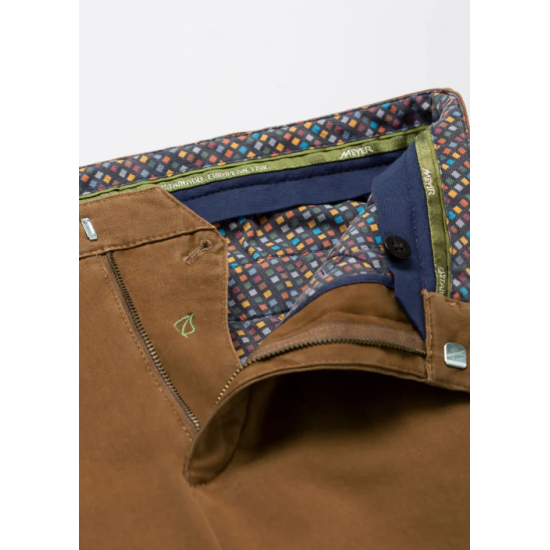 Meyer Chinos Modern Fit Brown