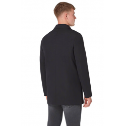 Remus Uomo Remi Tapered Fit Tailored Mac Jacket - Black