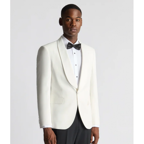Remus Uomo Dinner Jacket Slim Fit White