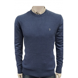 Tom Penn Crew Neck Knitwear Navy
