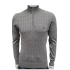 Tom Penn Half Zip Sweater Grey