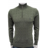 Tom Penn Half Zip Sweater Olive