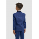 Boys Blue Check Three Piece Suit