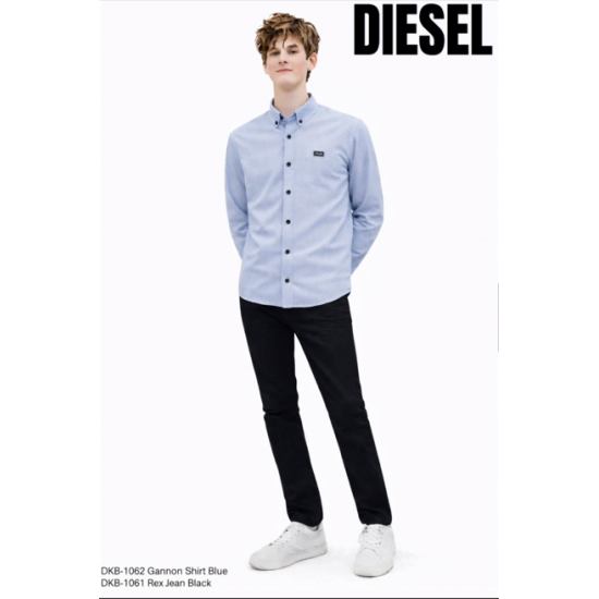 Diesel Keane Oxford LS Shirt Navy