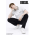 Diesel Boys Nixon Short Sleeve Polo, White