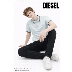 Diesel Boys Nixon Short Sleeve Polo, Green