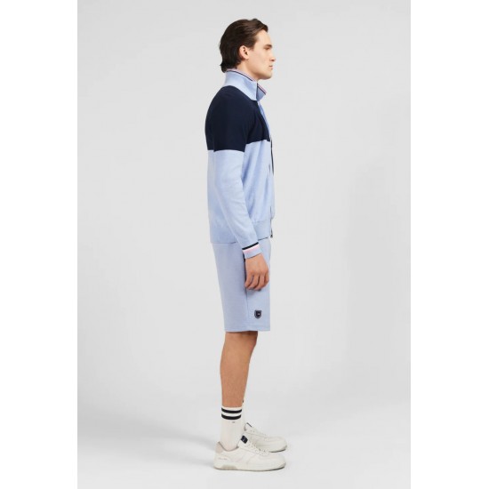 Eden Park Colorblock zipped cardigan