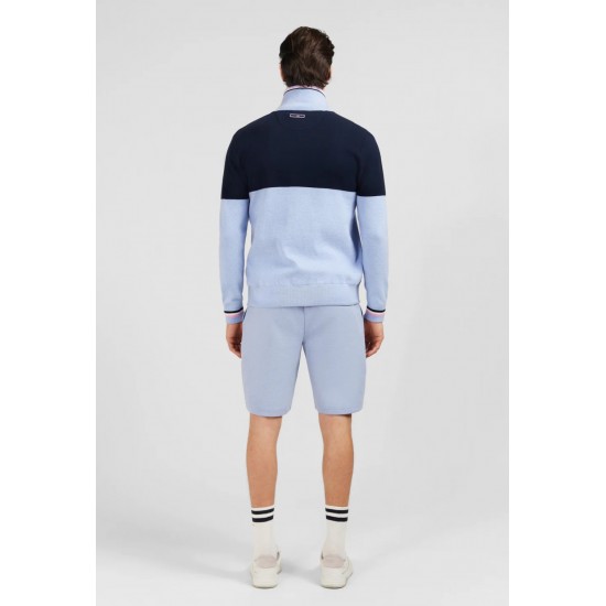 Eden Park Colorblock zipped cardigan