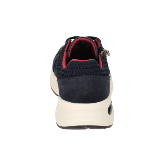 Bugatti men's sneaker lace-up zipper white mix low shoes