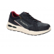 Bugatti men's sneaker lace-up zipper white mix low shoes