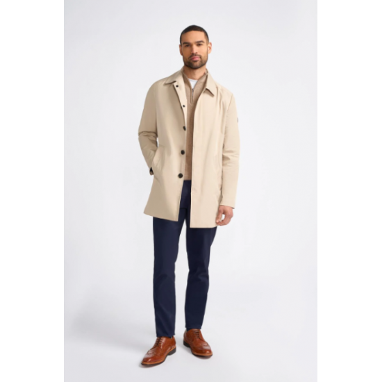 Barracuda Trench Coat Stone