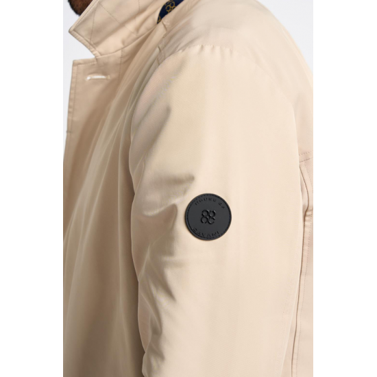 Barracuda Trench Coat Stone