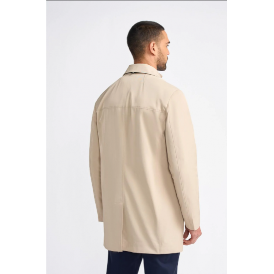 Barracuda Trench Coat Stone