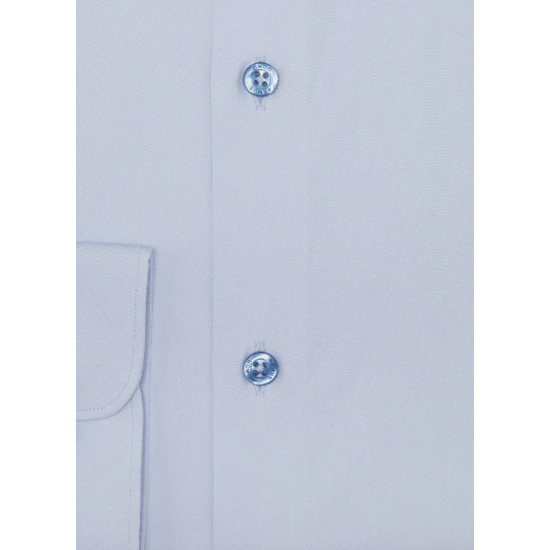 Remus Light Blue LS Shirt Arthur Slim Fit Stretch