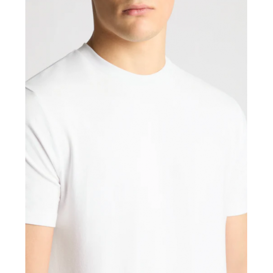 Relaxed Fit Crew Neck Tencel T-Shirt White