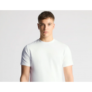 Relaxed Fit Crew Neck Tencel T-Shirt White