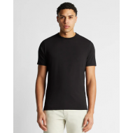 Relaxed Fit Crew Neck Tencel T-Shirt Black