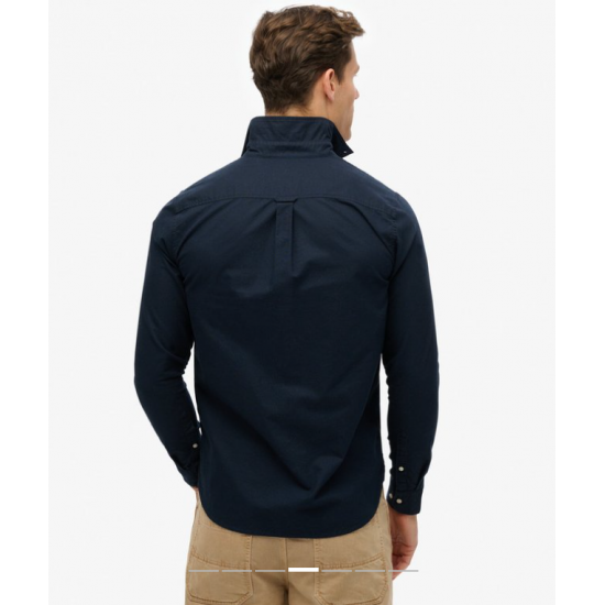 Organic Cotton LS Oxford Shirt Eclipse Blue