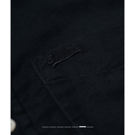 Organic Cotton LS Oxford Shirt Eclipse Blue