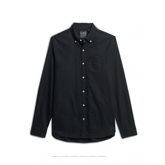 Organic Cotton LS Oxford Shirt Eclipse Blue