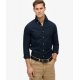 Organic Cotton LS Oxford Shirt Eclipse Blue