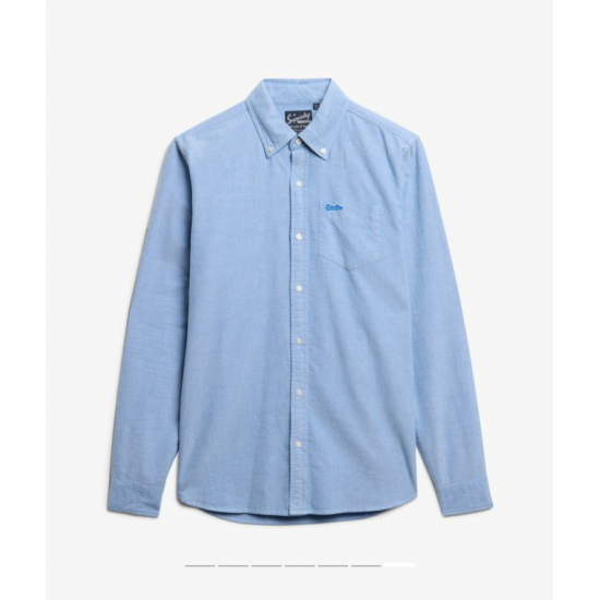 Organic Cotton LS Oxford Shirt Royal Blue