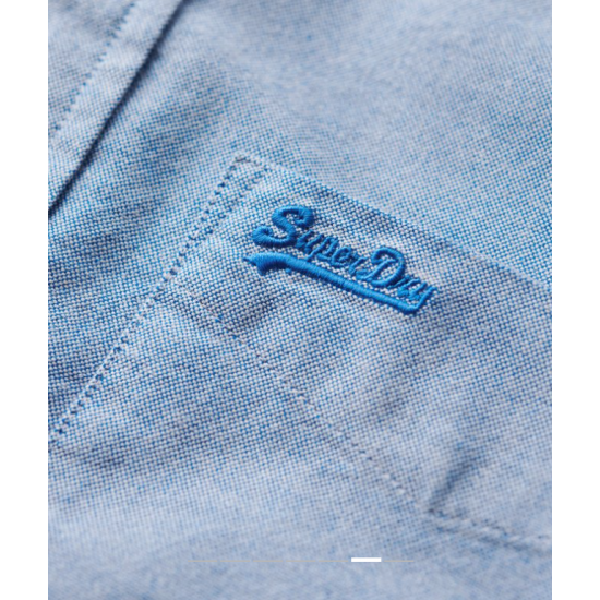 Organic Cotton LS Oxford Shirt Royal Blue