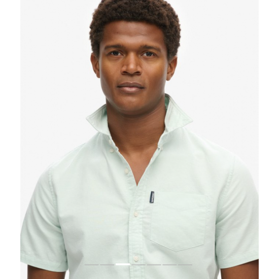 Oxford Short Sleeve Shirt Light Green