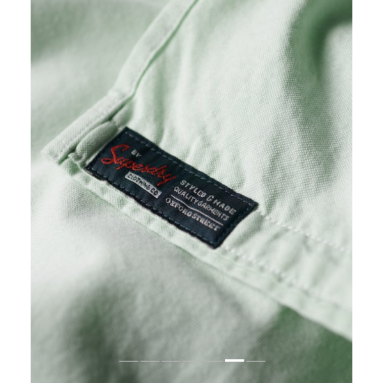 Oxford Short Sleeve Shirt Light Green