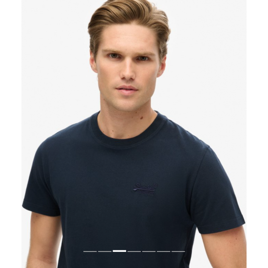 Organic Cotton Essential Logo T-Shirt Eclipse Navy