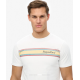 Venue Logo Stripe Relaxed T-Shirt Optic