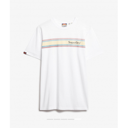 Venue Logo Stripe Relaxed T-Shirt Optic
