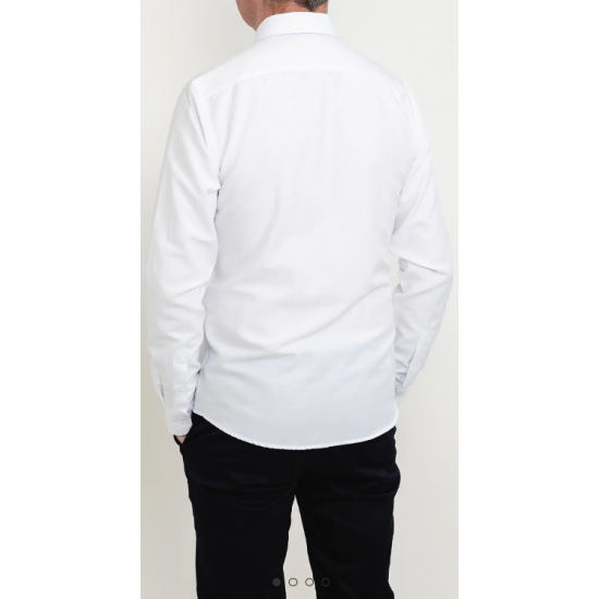 Tom Penn Long Sleeve Shirt, White