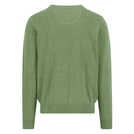 Fine Knit Round-Neck Jumper