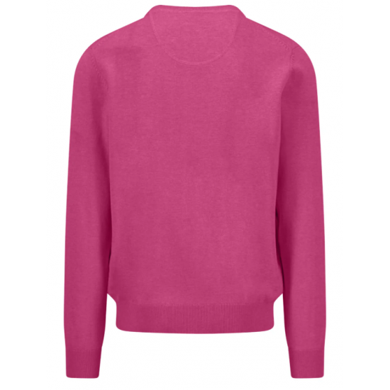 Fine Knit Round-Neck Jumper