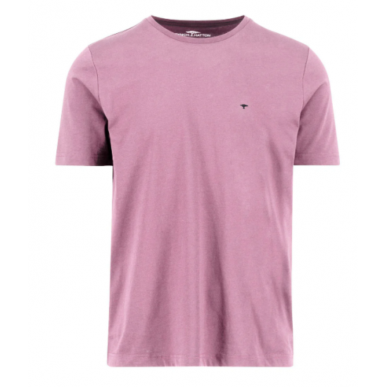 Cotton T-shirt with a round neck